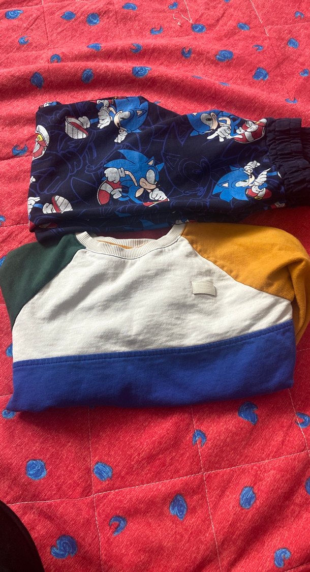 Renkli Erkek Pijama Takımı, Fermuarlı, Uzun Kollu - Görsel 2