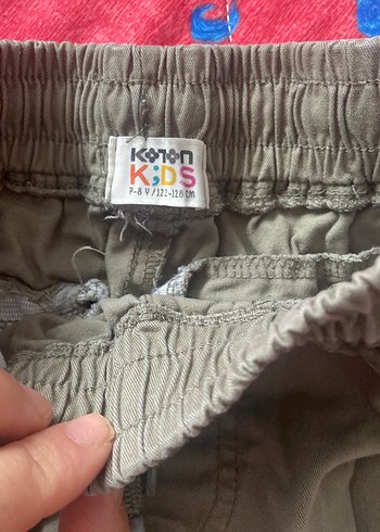 Gri Pamuklu Erkek Çocuk Rahat Kesim Pantolon - Görsel 5