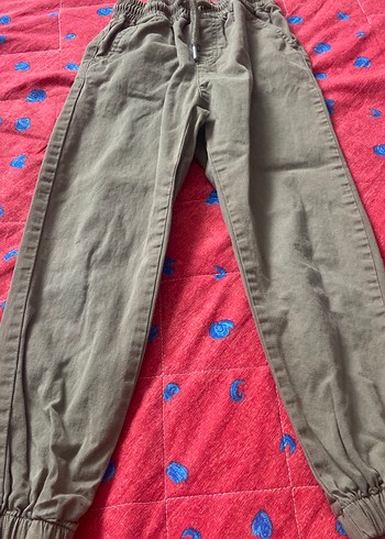 Gri Pamuklu Erkek Çocuk Rahat Kesim Pantolon - Görsel 3