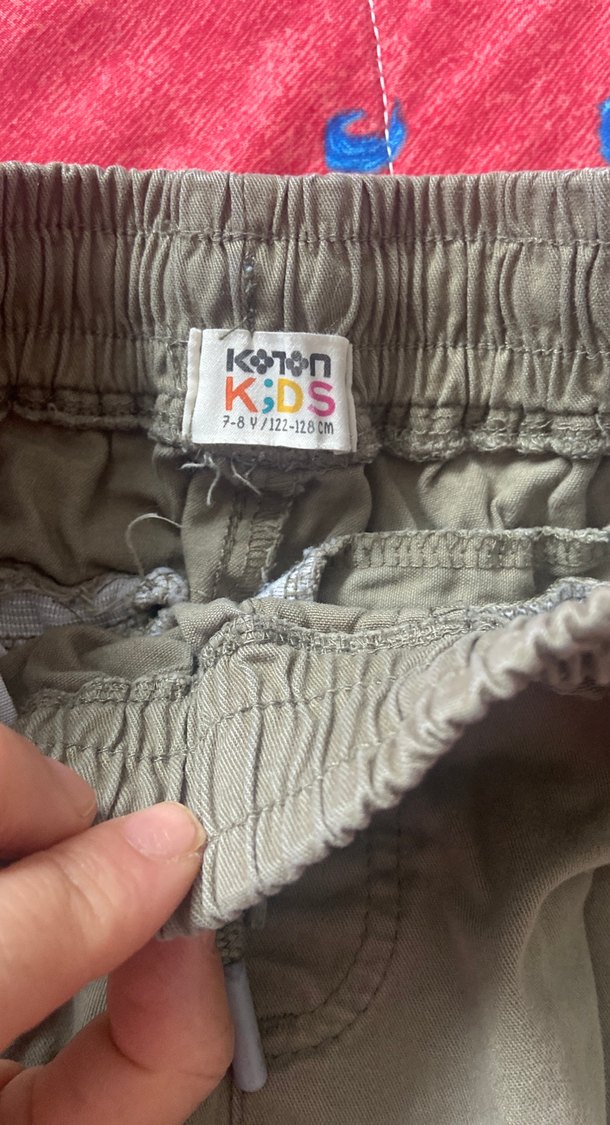 Gri Pamuklu Erkek Çocuk Rahat Kesim Pantolon - Görsel 4