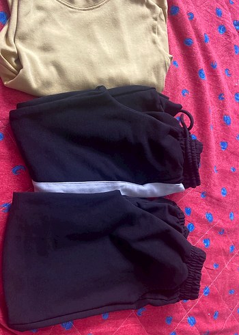 Siyah çocuk Rahat Kesim Eşofman Altı - Görsel 2