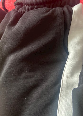 Siyah çocuk Rahat Kesim Eşofman Altı - Görsel 4