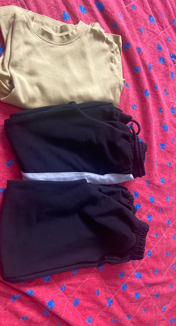 Siyah çocuk Rahat Kesim Eşofman Altı - Görsel 3