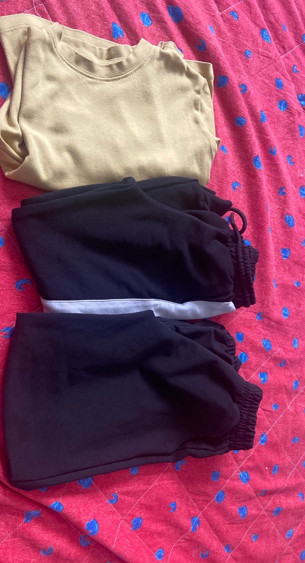 Siyah çocuk Rahat Kesim Eşofman Altı - Görsel 2