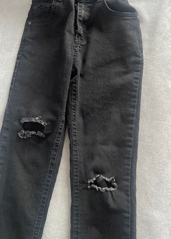 Erkek Siyah Dar Kesim Kot Pantolon - Görsel 7