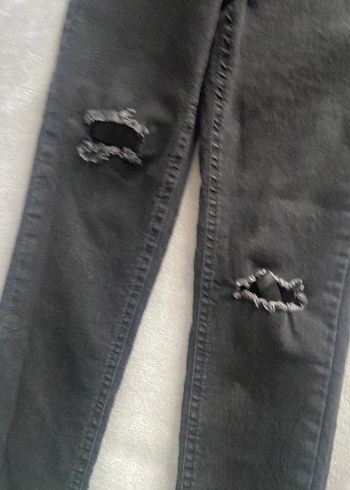 Erkek Siyah Dar Kesim Kot Pantolon - Görsel 6