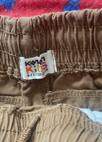 Erkek Çocuk Kahverengi Bol Kesim Pantolon - Görsel 4