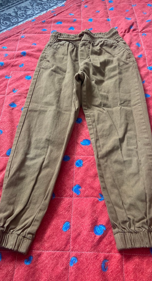 Erkek Çocuk Kahverengi Bol Kesim Pantolon - Görsel 3