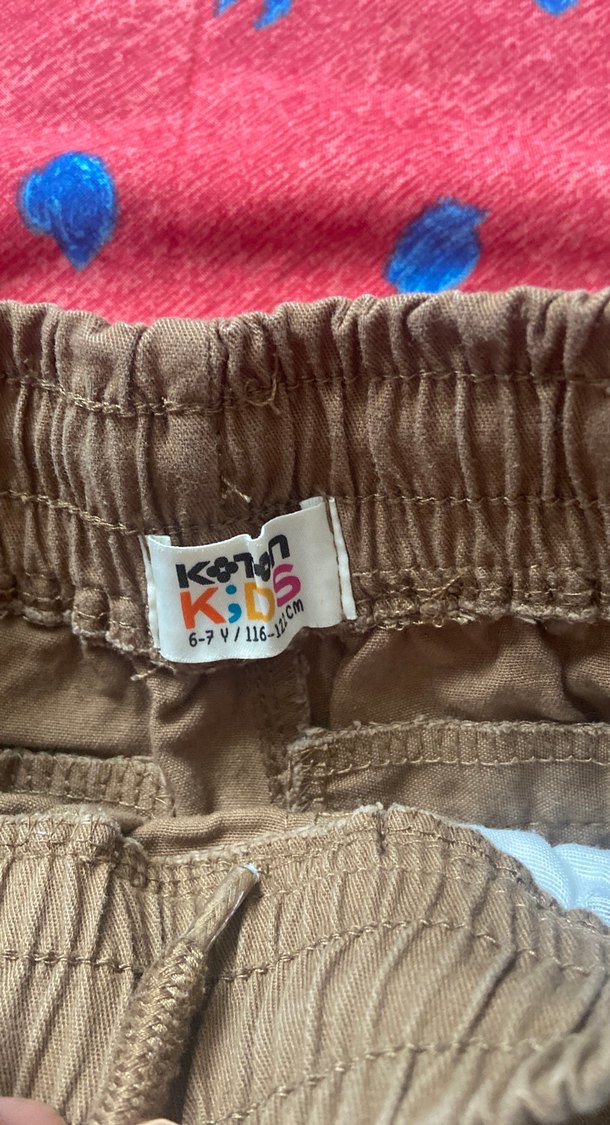 Erkek Çocuk Kahverengi Bol Kesim Pantolon - Görsel 5