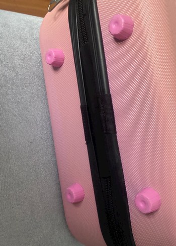 Pastel Pembe Vintage Makyaj Çantası - Görsel 11