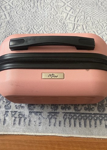 Pastel Pembe Vintage Makyaj Çantası - Görsel 2