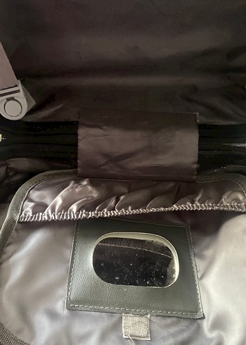 Pastel Pembe Vintage Makyaj Çantası - Görsel 7