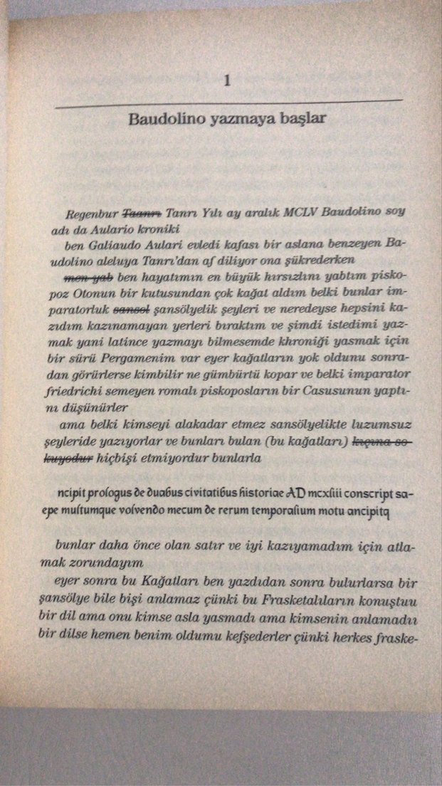 Baudolino - Umberto Eco Roman - Görsel 3