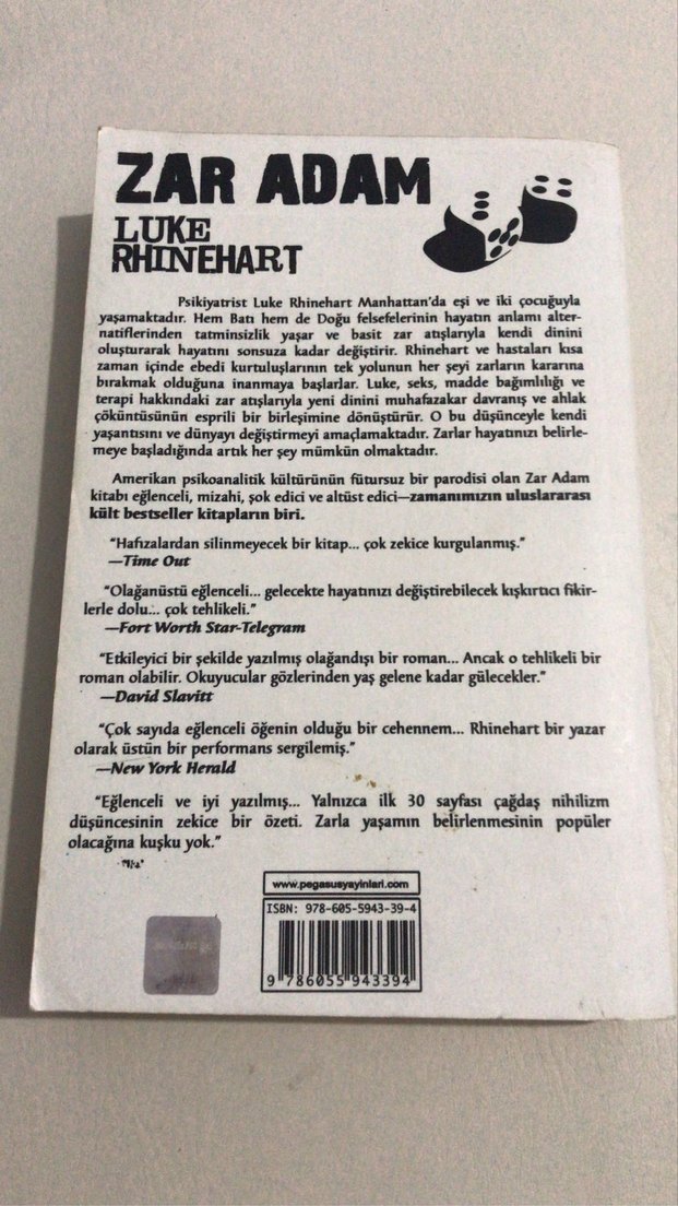 Zar Adam - Luke Rhinehart - Görsel 2