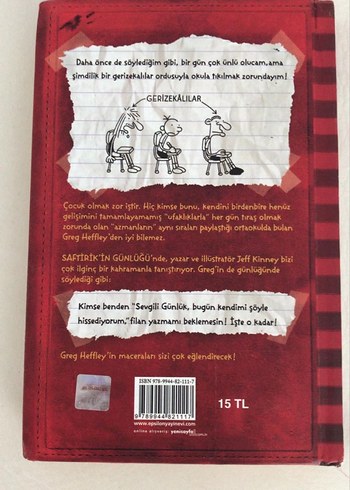 Saftirik Greg'in Günlüğü - Jeff Kinney - Görsel 2