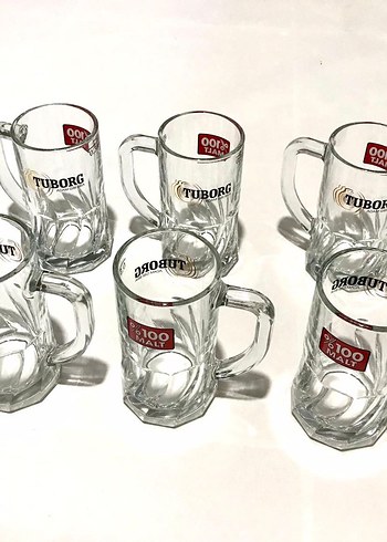 %100 Malt Baskılı Cam Bira Bardağı - Görsel 2