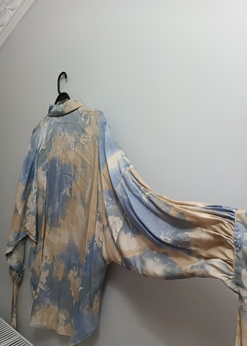 STANDART BEDEN
Bohem Uzun Kollu Gömlek Batik Desenli - Görsel 4