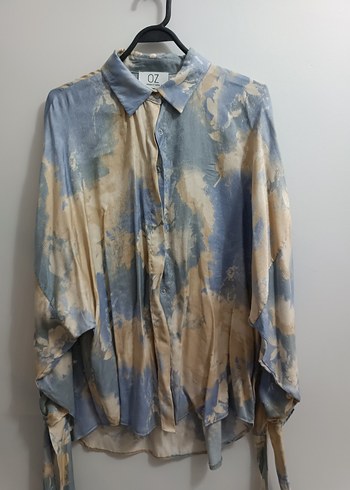 STANDART BEDEN
Bohem Uzun Kollu Gömlek Batik Desenli - Görsel 2