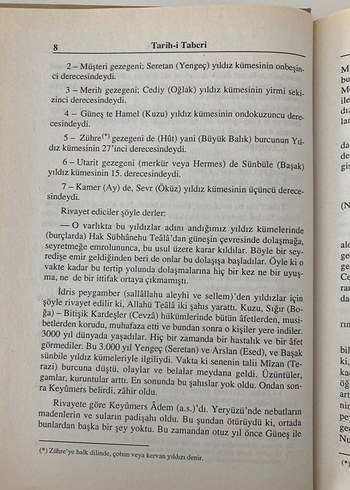 Beden Renk Tarih-i Taberi Seti 4 Cilt