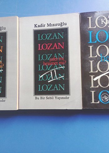 Kadir Mısıroğlu - Lozan Romanı ikinci cildi imzalı