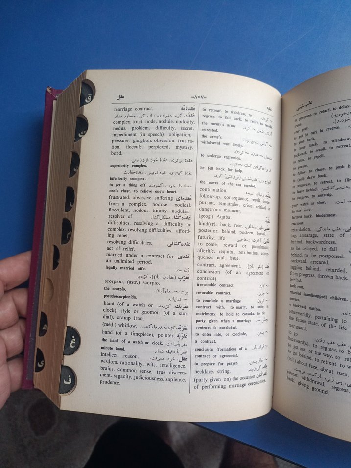 Persian-English Sözlük Tek Cilt - Görsel 5