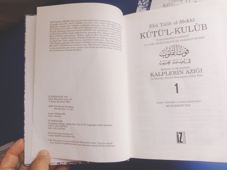KUTU'L-KULUB 4 Cilt Set - Ebu Talib El-Mekk - Görsel 3