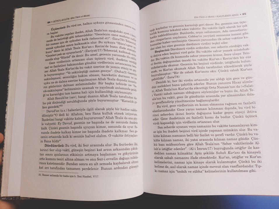 KUTU'L-KULUB 4 Cilt Set - Ebu Talib El-Mekk - Görsel 4