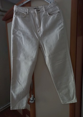 kadın yüksek bel mom jeans