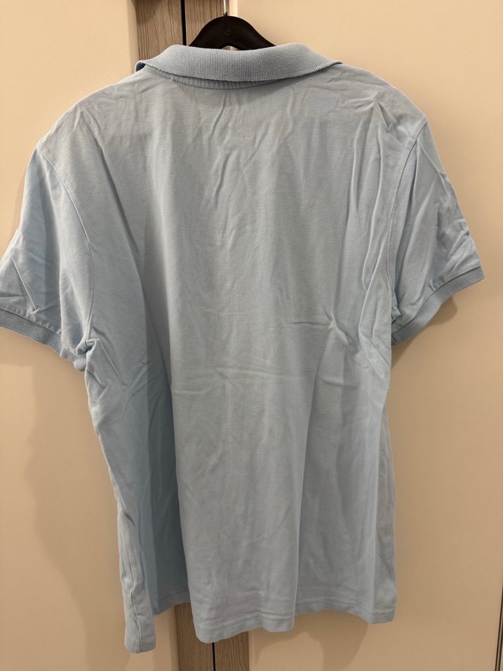 Gri Erkek Polo Tişört, Kısa Kollu, Salaş Kesim - Görsel 4