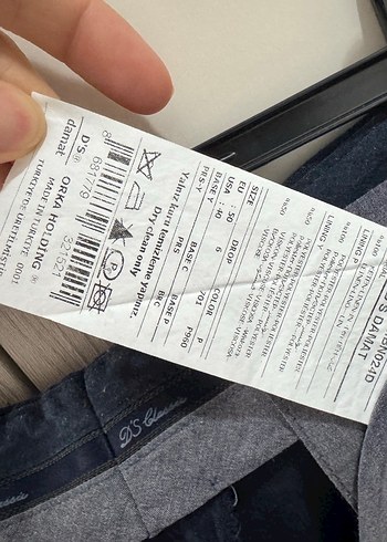 Lacivert Keten Düğmeli Erkek Yelek - Görsel 10