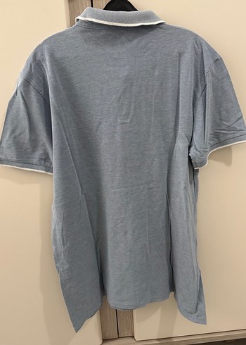 Gri Düğmeli Kısa Kollu Erkek Polo Tişört - Görsel 5