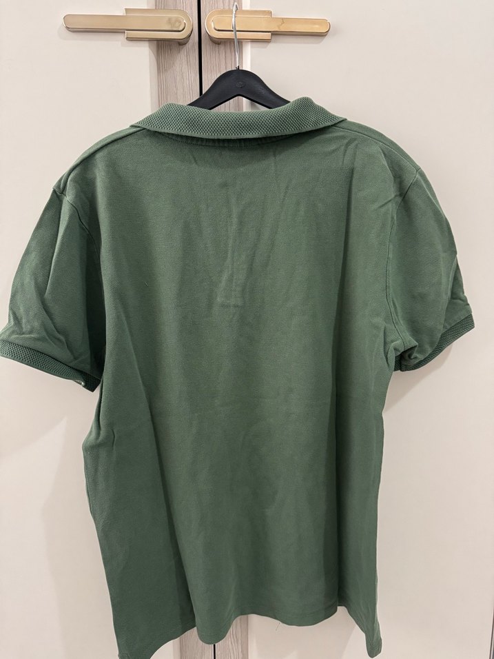 Erkek Yeşil Düğmeli Polo Tişört - Görsel 4