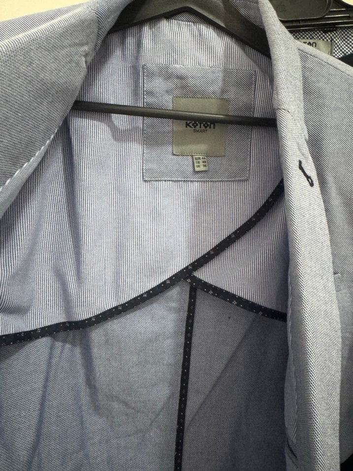 Düğmeli Gri Erkek Takım Elbise Ceket - Görsel 3