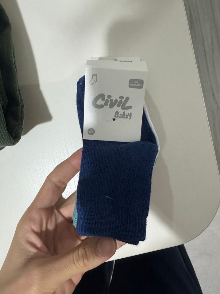 Erkek Çocuk Lacivert Çorap - Görsel 3