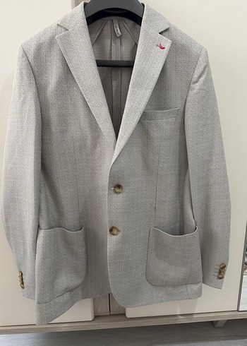 Gri Erkek Düz Kesim Ofis Takım Elbise - Görsel 13