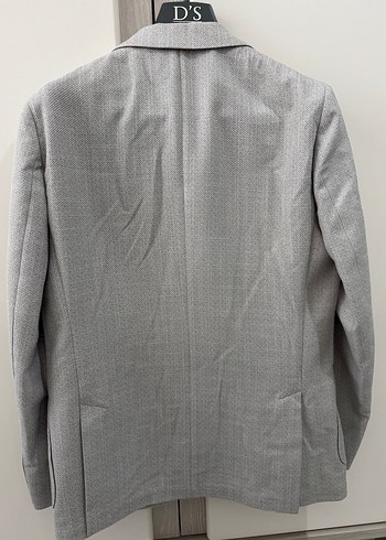 Gri Erkek Düz Kesim Ofis Takım Elbise - Görsel 12