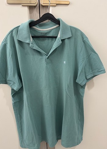Erkek Yeşil Pamuklu Polo Tişört - Görsel 3
