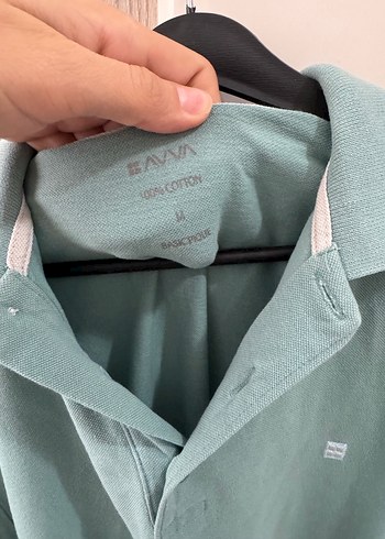 Erkek Yeşil Pamuklu Polo Tişört - Görsel 2