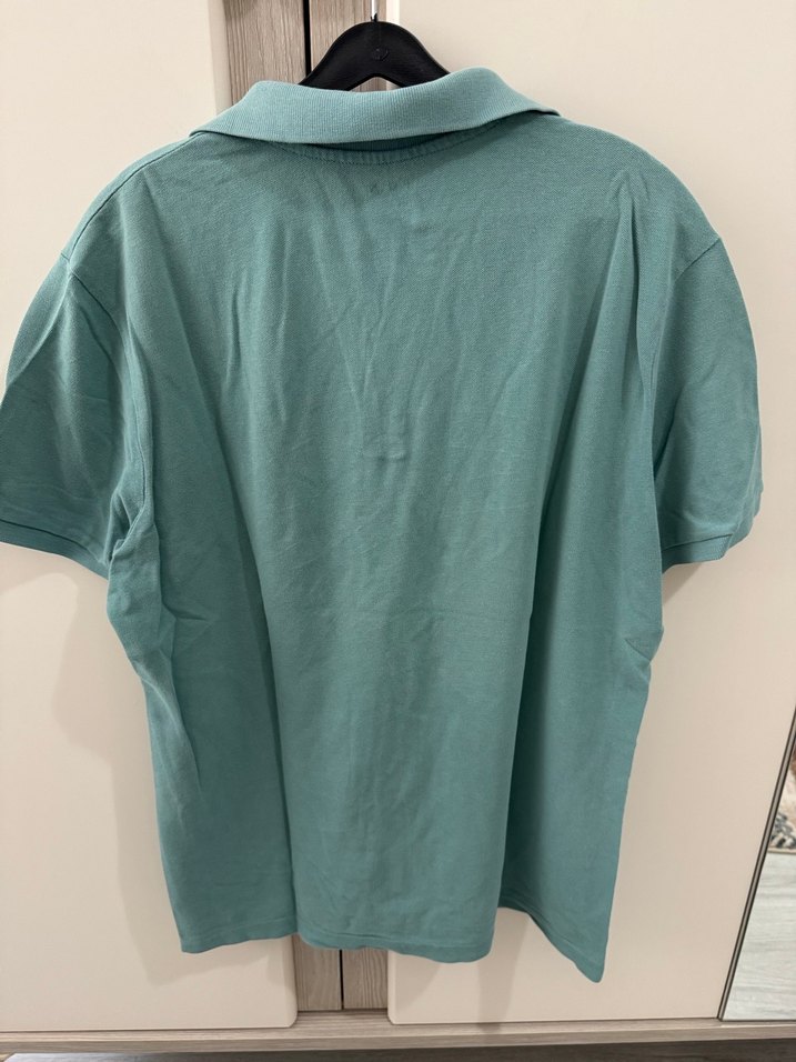 Erkek Yeşil Pamuklu Polo Tişört - Görsel 5