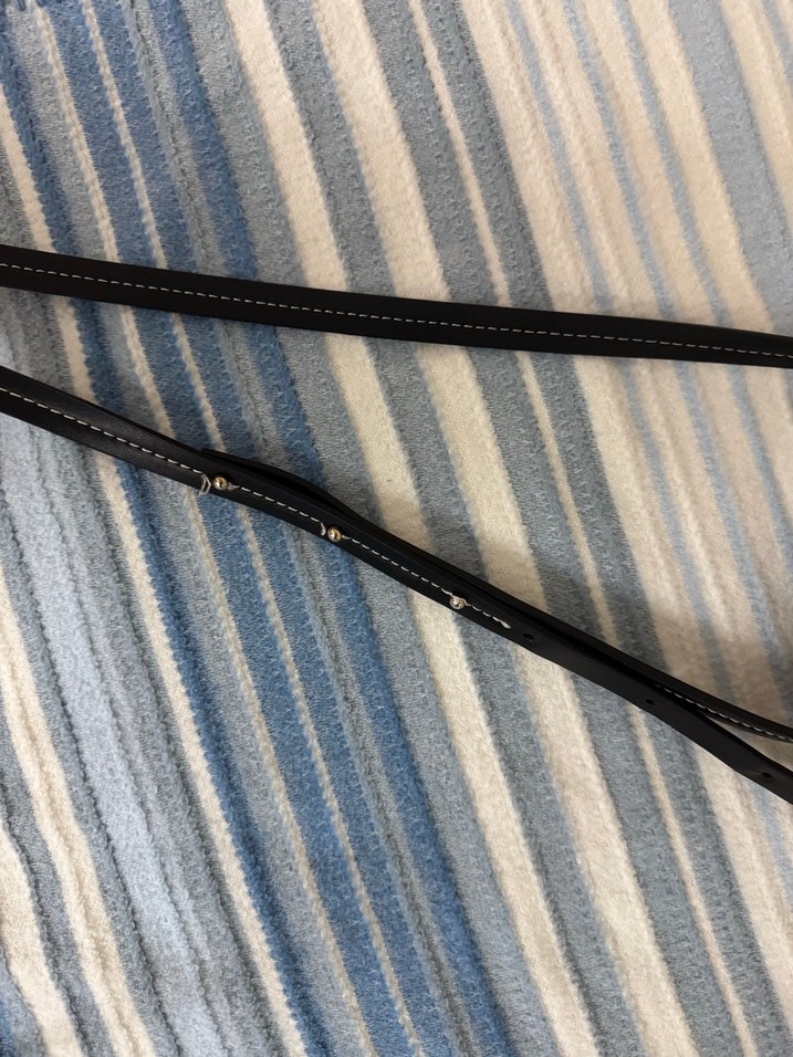 Siyah Deri Tokalı Kadın Omuz Çantası - Görsel 4