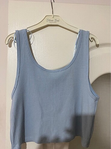 xl Beden Mavi crop