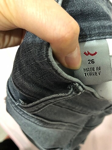 26 Beden gri Renk LTB gri renkli jean