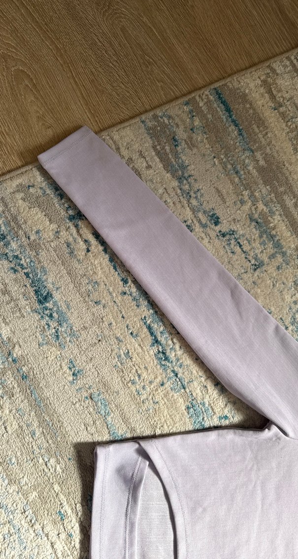 Koton ETİKETLİ Lila Bel Detaylı Spor Bluz - Görsel 4