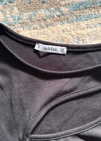 Addax Siyah Uzun Kollu Crop Top - Görsel 5