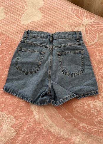 ETİKETLİ  Kadın Denim Şort Etek - Görsel 5