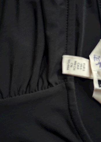 H&M Siyah Drapeli Bluz HİÇ GİYİLMEDİ - Görsel 4