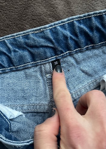 Trendyol Milla Pastel Mavi Kadın Denim Pantolon - Görsel 4