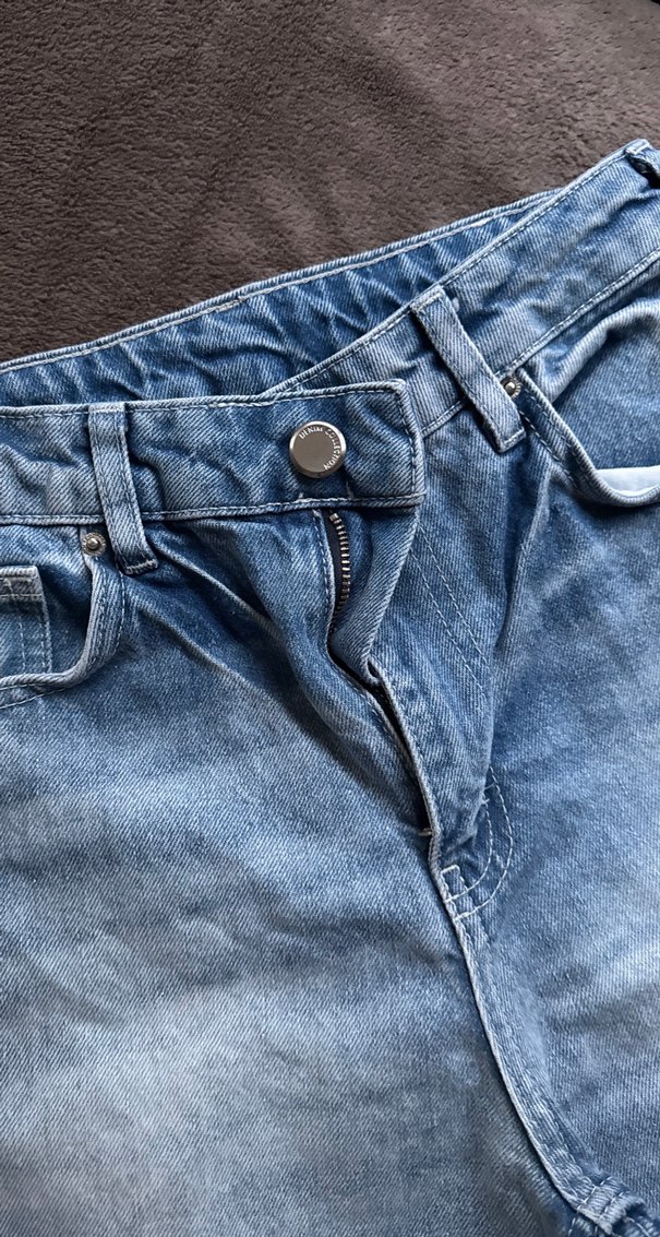 Trendyol Milla Pastel Mavi Kadın Denim Pantolon - Görsel 3