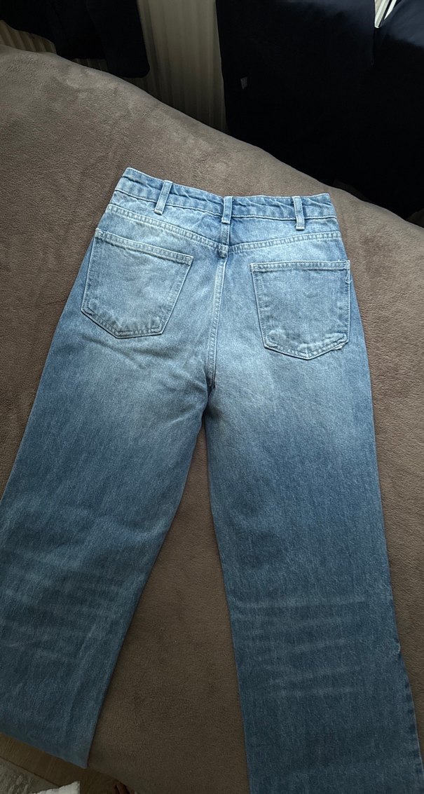 Trendyol Milla Pastel Mavi Kadın Denim Pantolon - Görsel 5