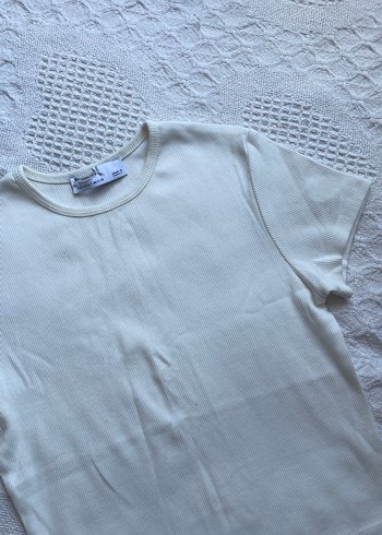Zara krem Kadın Crop top